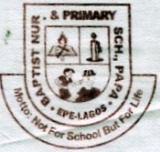 BAPTIST NURSERY & PRIMARY SCHOOL, Papa-Epe
