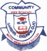 COMMUNITY NUR/PRY SCH, Shibiri Ekunpa